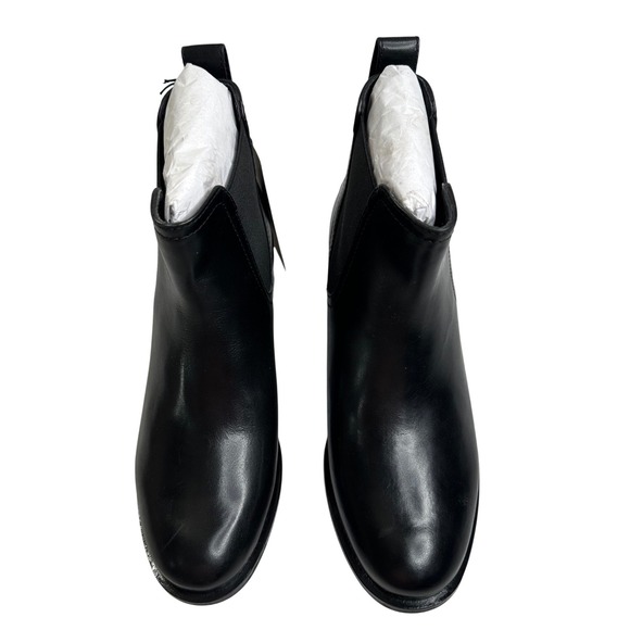 Cole Haan Shoes for Crews Black Leather Chelsea Boots W25099 Slip Resistant 7B - Picture 2 of 10